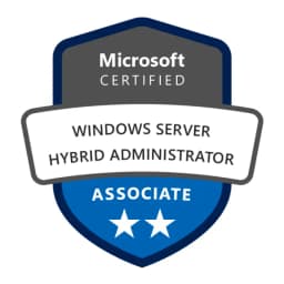 Microsoft Certified: Windows Server Hybrid Administrator Associate